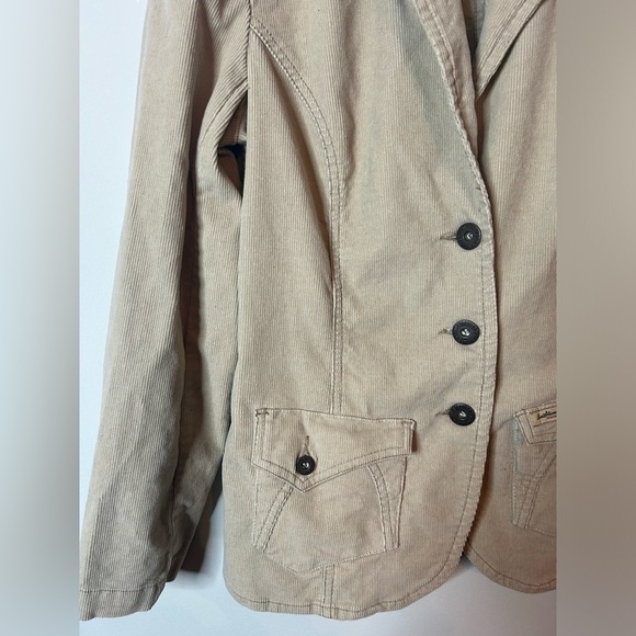 Levi Strauss Vintage Blazer Light Tan Corduroy Women’s Medium - Picture 7 of 14